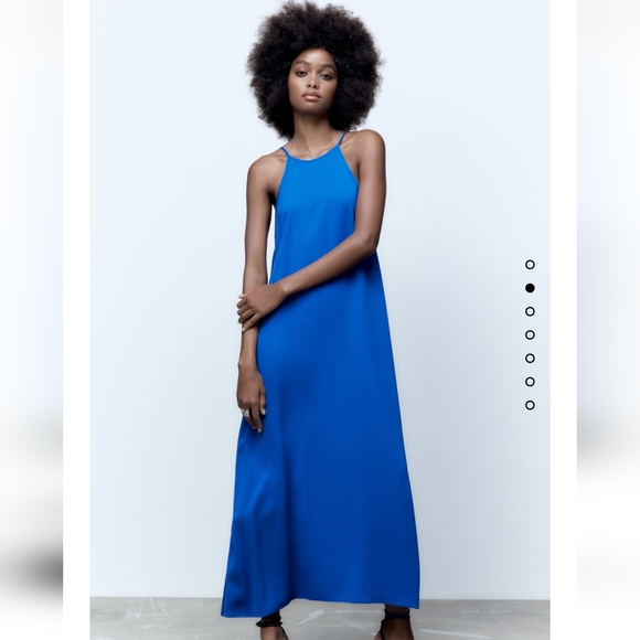 ZARA NEW flowy midi 👗 DRESS 👗 😍 - Picture 4 of 4